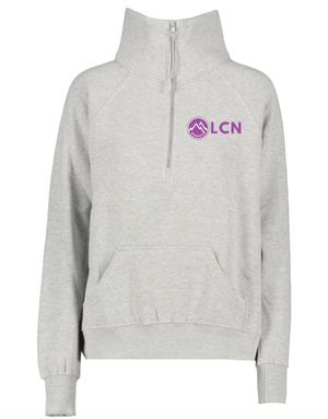 Custom Printed Apparel | Women's 1/2 Zip Sweatshirt | LCN Women - LCN Women