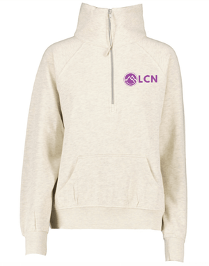 Custom Printed Apparel | Women's 1/2 Zip Sweatshirt | LCN Women - LCN Women