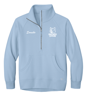 Custom Printed Apparel | Women's 1/2 Zip Sweatshirt | Okemos Choir - Okemos Choir - 19896