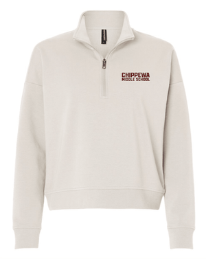 Custom Printed Apparel | Women's 1/4 Zip | Chippewa Middle School - Chippewa Middle School