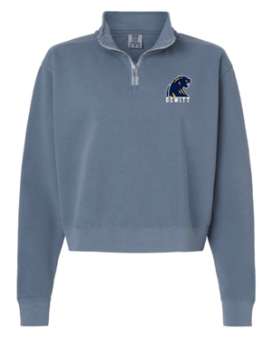 Custom Printed Apparel | Women's 1/4 Zip Sweatshirt | Herbison Woods - HWE - 19930