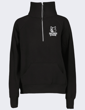 Custom Printed Apparel | Women's Boxy 1/2 Zip | Okemos Choir - Okemos Choir - 19896