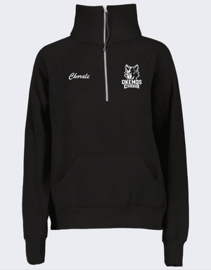 Custom Printed Apparel | Women's Boxy 1/2 Zip | Okemos Choir - Okemos Choir - 19896
