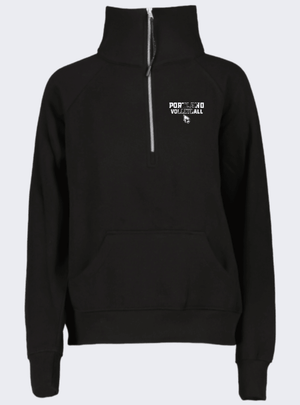 Custom Printed Apparel | Women's Boxy 1/2 Zip | Portland Volleyball - Portland Vball - 19598