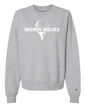 Custom Printed Apparel | Women's Champion Crewneck Sweatshirt | Okemos Girls Golf - OHS Girls Golf - 19959