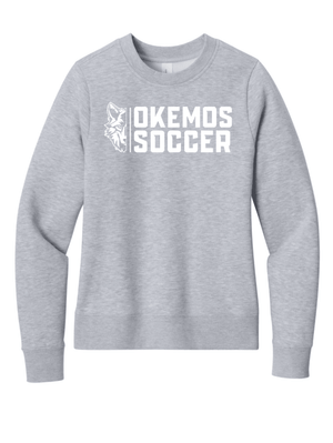 Custom Printed Apparel | Women's Crewneck Sweatshirt | Okemos Boys Soccer - Okemos Boys Soccer