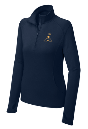 Custom Printed Apparel | Women's Custom 1/4 Zip - Stretch Performance | Portland Cub Scouts - Portland Cub Scouts - 19262