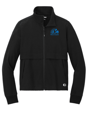 Custom Printed Apparel | Women's Custom Full Zip Jacket | Library of Michigan - Library of MI - 19463