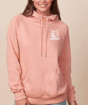 Custom Printed Apparel | Women's Custom Hoodie - Scuba Neck | Okemos Archery - Okemos Archery Women's - 18994