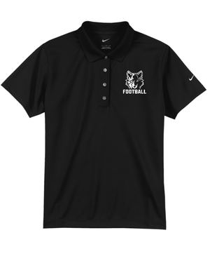 Custom Printed Apparel | Women's Custom Polo - Nike Dri - FIT | Okemos Football - Okemos Football - 19518