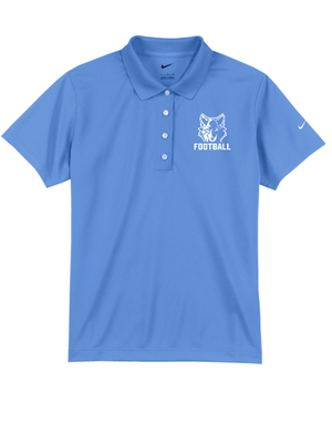 Custom Printed Apparel | Women's Custom Polo - Nike Dri - FIT | Okemos Football - Okemos Football - 19518
