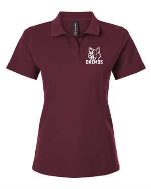 Custom Printed Apparel | Women's Custom Polo | Okemos Staff - Okemos Staff S26 - 19087