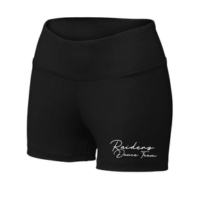 Custom Printed Apparel | Women's Custom Shorts - Black Spandex | Portland Dance Team - Portland Dance - 19139
