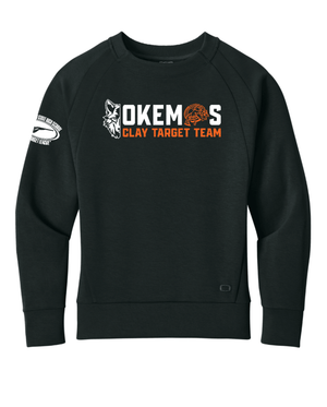 Custom Printed Apparel | Women's Custom Sweatshirt - Black Soft Blend | Okemos Clay Target Team - Okemos Clay Target - 19202