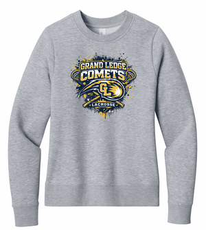 Custom Printed Apparel | Women's Custom Sweatshirt - Crewneck | Grand Ledge Lacrosse - GL Lacrosse - 19166