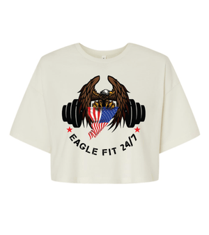 Custom Printed Apparel | Women's Custom T-Shirt - Cropped | Eagle Fit - Eagle Fit - 19189