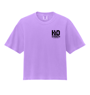 Custom Printed Apparel | Women's Custom T-Shirt - Heavyweight Boxy Fit | HD Strength - HD Strength - 19131
