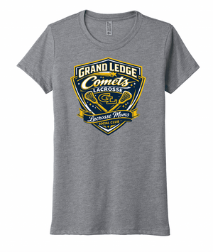 Custom Printed Apparel | Women's Custom T-Shirt - Tri Blend | Grand Ledge Lacrosse - GL Lacrosse - 19166