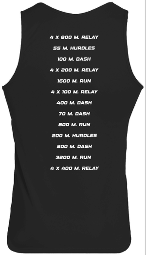 Custom Printed Apparel | Women's Custom Tank Top - Black | Portland MS Track & Field - Portland MS T&F - 19117