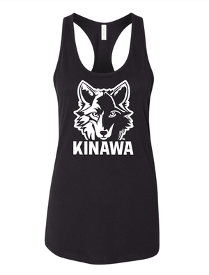 Custom Printed Apparel | Women's Custom Tank Top - Black Racerback | Kinawa Middle School - Kinawa - 19332