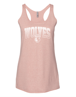 Custom Printed Apparel | Women's Custom Tank Top - Desert Pink | Hiawatha Elementary - Hiawatha - 19349