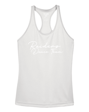 Custom Printed Apparel | Women's Custom Tank Top - Silver Performance Racerback | Portland Dance Team - Portland Dance - 19139