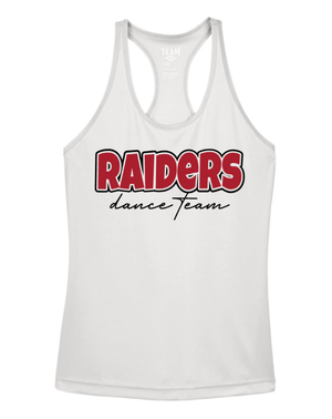 Custom Printed Apparel | Women's Custom Tank Top - Silver Performance Racerback | Portland Dance Team - Portland Dance - 19139