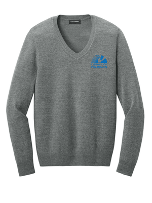 Custom Printed Apparel | Women's Custom V - Neck Sweater | Library of Michigan - Library of MI - 19463
