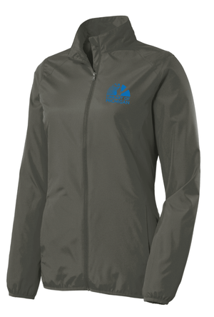 Custom Printed Apparel | Women's Custom Windbreaker Jacket | Library of Michigan - Library of MI - 19463