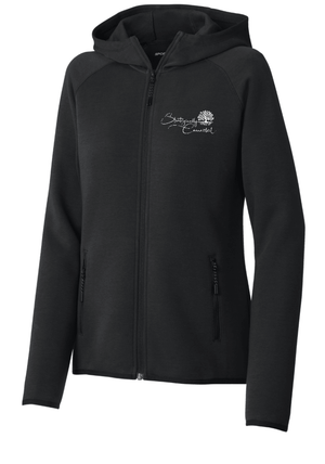 Custom Printed Apparel | Women's Full Zip Hoodie | Strategically Connected - Strategically Connected