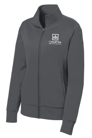 Custom Printed Apparel | Women's Full Zip Jacket | St. Martha School Spirit Wear - St. Martha OD