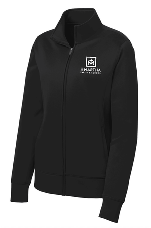 Custom Printed Apparel | Women's Full Zip Jacket | St. Martha School Spirit Wear - St. Martha OD