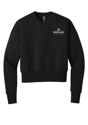 Custom Printed Apparel | Women's Heavyweight Crewneck Sweatshirt | Heartland Builders - Heartland Builders