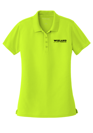 Custom Printed Apparel | Women's Hi - Vis Performance Micro - Mesh Polo | WIELAND - WIELAND
