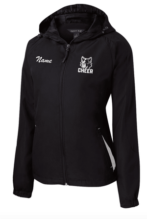 Custom Printed Apparel | Women's Hooded Jacket | Okemos Youth Cheer - Okemos Youth Cheer - 19881