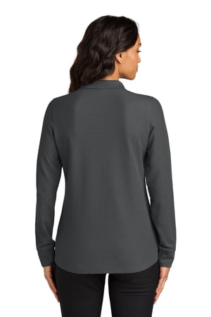 Michigan Department of Education Button Up Dress Shirt Storm Grey back view