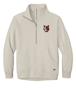 Custom Printed Apparel | Women's New Era 1/2 Zip | Okemos Wolves Spirit Wear - Okemos Public Schools