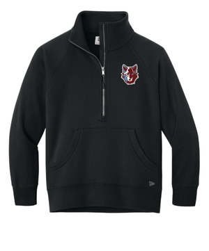 Custom Printed Apparel | Women's New Era 1/2 Zip | Okemos Wolves Spirit Wear - Okemos Public Schools