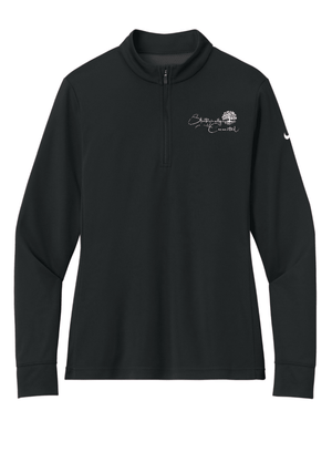 Custom Printed Apparel | Women's Nike 1/2 Zip | Strategically Connected - Strategically Connected