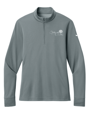 Custom Printed Apparel | Women's Nike 1/2 Zip | Strategically Connected - Strategically Connected