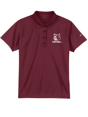 Custom Printed Apparel | Women's Nike Dri-FIT Polo | Okemos Football - Okemos Football