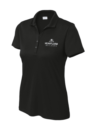Custom Printed Apparel | Women's Performance Polo | Heartland Builders - Heartland Builders