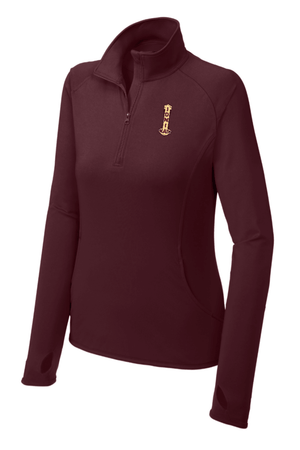Custom Printed Apparel | Women's Performance Stretch 1/4 Zip | Ionia Theatre - Ionia Theatre