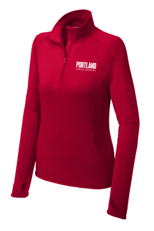 Custom Printed Apparel | Women's Performance Stretch 1/4 Zip | Portland Cross Country - Portland XC - 20009