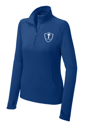 Custom Printed Apparel | Women's Performance Stretch 1/4 Zip | St. Joseph Catholic School - St. Joseph Catholic School