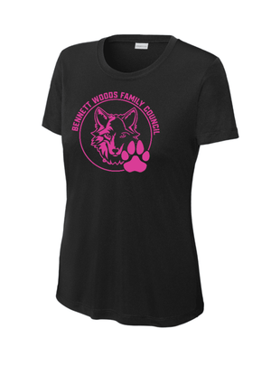 Custom Printed Apparel | Women's Performance T-Shirt | Bennett Woods Elementary - Bennett Woods Elementary