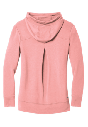 Custom Apparel - Screen Printing - Women's Pink Embroidered OGIO Hoodie - Hooded Sweatshirt - Fabricated Customs