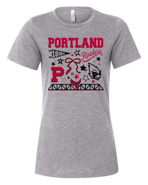 Custom Printed Apparel | Women's Relaxed Fit T-Shirt | Portland Raiders - Portland Raiders