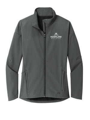 Custom Printed Apparel | Women's Soft Shell Jacket | Heartland Builders - Heartland Builders