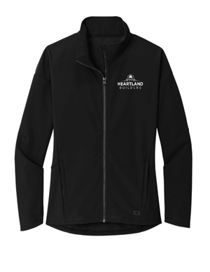 Custom Printed Apparel | Women's Soft Shell Jacket | Heartland Builders - Heartland Builders